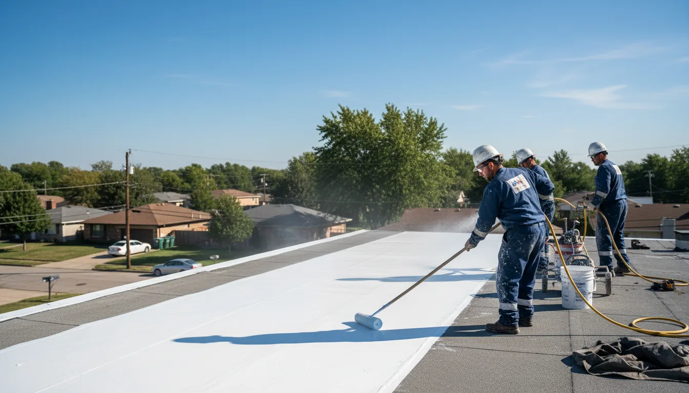 Commercial roof coating in Ravenden, AR near me